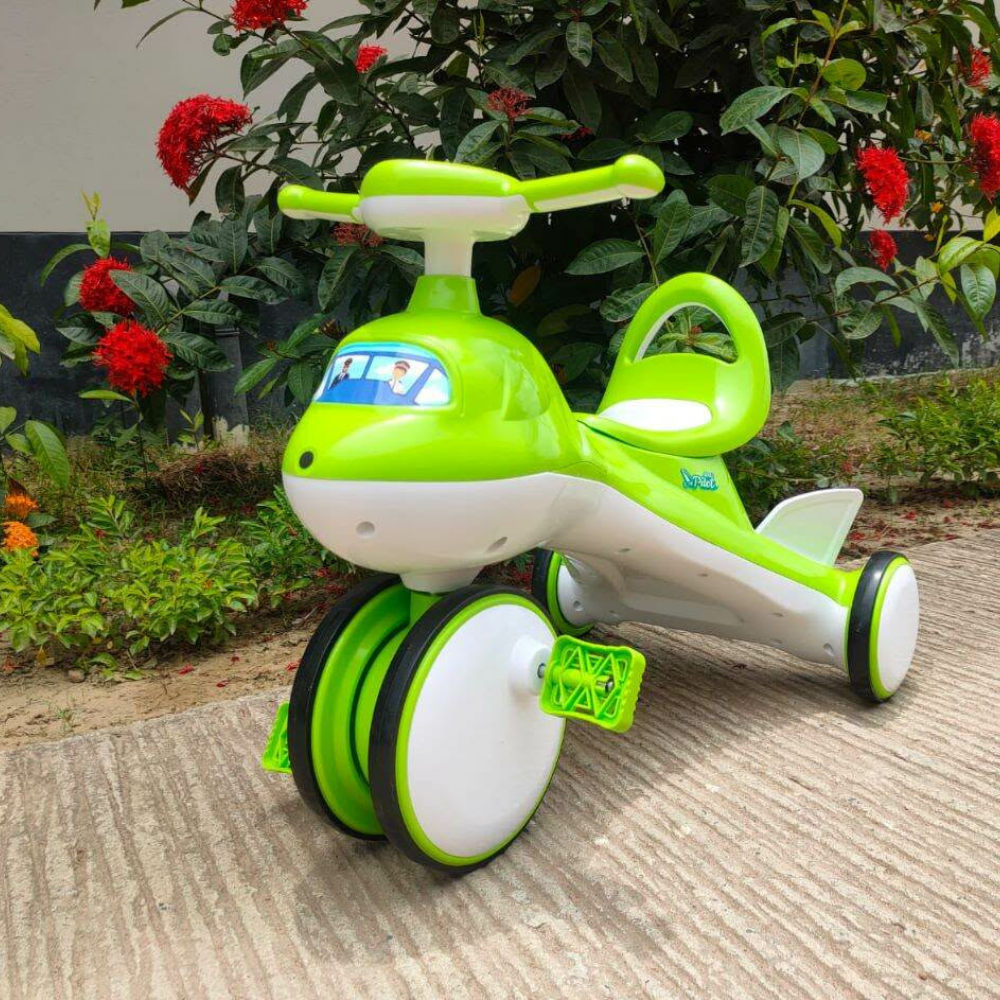 Airplane Model Kids Tricycle Foot Pedal Ride-On for Children