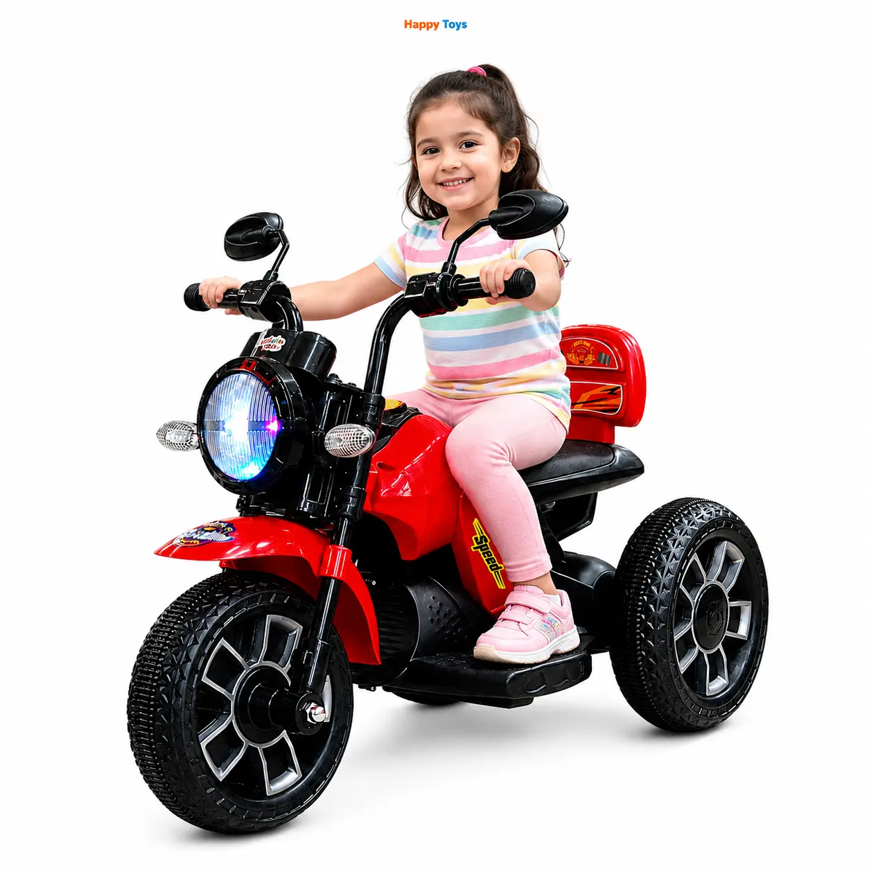 বাচ্চাদের 6V Remote Control Electric Bike with Foot Press Driving System